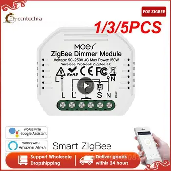 1/3/5KS Tuya Mini Wi-fi/ Inteligentní osvětlení Modul Smart Life APP Dálkové Ovládání Práce S Alexa Domů 1/2 1/2 Způsob