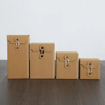 1ks Kraft Pohár Krabice Obalové bedny z Vlnité lepenky Čaj Láhev Dárkový Box