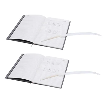 2X Módní Téma Anime Death Note Cosplay Sešit Nová Škola Velké Psaní Deníku 20,5 cm x 14,5 cm