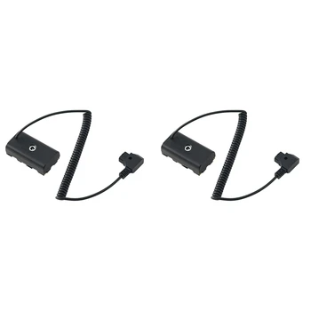 2X Napájecí Kabel D-Tap Konektor Pro NP-F Figuríny Baterie Pro Sony NP F550 F570 F770 NP F970