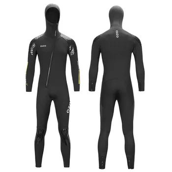 3 mm chloroprenový gumový potápěčský oblek, kombinéza s kapucí, surfování oblek, zahuštěný teplé medúzy oblek, šnorchlování oblek, v zimě plavky