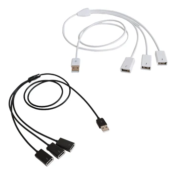 3 v 1 USB Rozbočovač Kabel USB Napájecí Splitter 1 Samec, 3 Samice USB 2.0 Adaptér 1 až 3 USB Splitter Prodlužovací Kabel USB K0AC