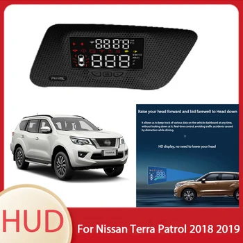 Auto Příslušenství Heads Up vysoce kvalitní HD Displej Bezpečnostní systém HUD Heads Up Displej Upravený Pro Nissan Terra Hlídka 2018 2019