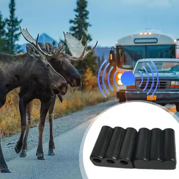 Auto se třemi dírami jelen odpuzující Ultrazvukové Pískání Jelena Mini Dual-frekvence Jelen Odpuzovač Bezpečnost Horn Zařízení Black Car volně žijících Živočichů