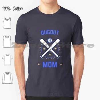 Baseball Dlabané Máma-Matka Baseballové Pálky T-Shirt 100% Bavlna Muži Ženy Osobní Vzor Výkopu Máma Baseball Máma Máma Střídačku