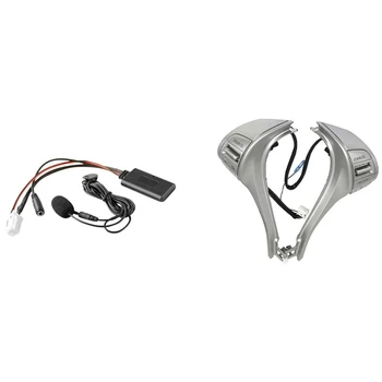 Bluetooth 5.0 Aux Vstup Audio Kabel, Adaptér & Pro Nissan X-Trail 2013 Volant Kombinace Spínač Ovládání