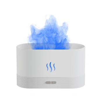 Difuzor Zvlhčovač Vzduchu Ultrazvukový Chladné Mlhy Výrobce Fogger LED olejová Lampa Bílá