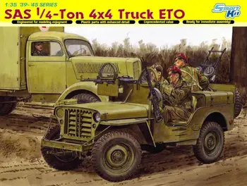 DRAGON 1/35 6725 SAS 1/4-Ton 4x4 Truck ETO Model Kit