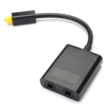 Duální Port Pro Digitální Optické Vlákno Audio Splitter Kabel Adaptér 1 V 2 Z