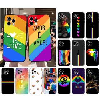 Gay, LGBT Lesbické Lásce Telefon Pouzdro Pro iphone 15 14 13 12 11 Pro Max XS XR X 12mini 14 Plus Mobilní Telefon Případě Funda