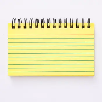 Hladký Papír Notebook dlouhodobé Psaní Pad Barevné Cívky Design Notebook Spirála Index Karty na Studijním oddělení Školy Hladké
