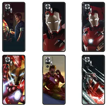 Iron Man 3 Tony Stark Telefon Pouzdro pro Xiaomi Redmi Note 10 11 11T 9T 9S 8T 7 Pro Max Plus 9 9A 9C K40 8 5G Silikonový Kryt Coque