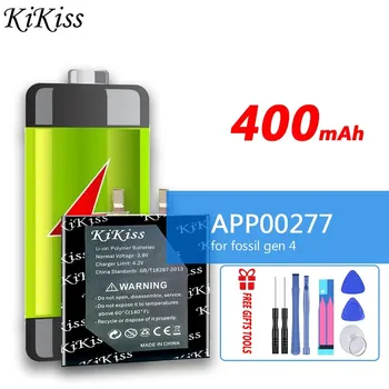 KiKiss Baterie APP00277 (402428) 400mAh pro fosilní gen 4 gen4 Repalcement Bateria