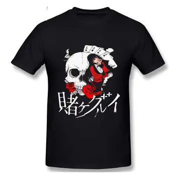 Kompulzivní Gambler Yumeko Jabami Kakegurui Anime T Shirt pro Muže Top Krátký Rukáv Tričko Bavlna, Kolem Krku T-Košile, Trička