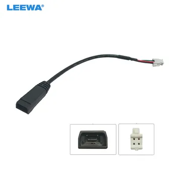 LEEWA Car Audio Rádio 4Pin Konektorů Měnič Port USB Adaptér pro Chevrolet Cruze Malibu, Buick Excelle GT Kabel USB Přenos