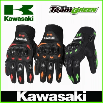 Nová Kawasaki motocykly rukavice Kawasaki motocykly rukavice venkovní sportovní hard shell kole, na koni rukavice pro muže a ženy