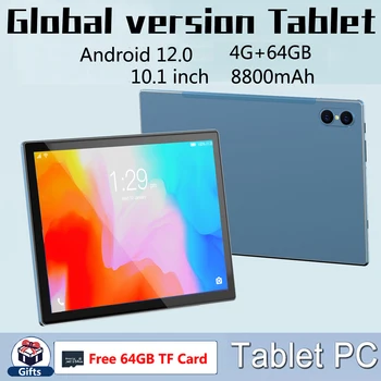 Nový 10.1 Palců Originální Andriod 12.0 Tabletu Dual SIM 4G Telefon Tablet PC 4G+64GB+Zdarma 64GB TF Karta, Tablet, GPS, Telefon, Tablet Pad