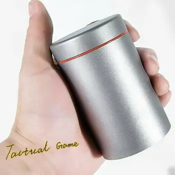 Nový Čistý titan čajová konvice kanystr Kávy bean parfémy láhev tin TI úložný box