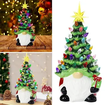 Osvětlený Vánoční Anonymní Gnome Panenka Ozdoby Elf Led Světla, Vánoční Ozdoby, Dekorace pro Domov 2024 Děti Nový Rok Dárek