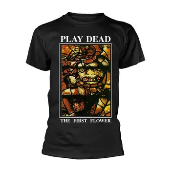 PLAY DEAD - PRVNÍ KVĚT (ČERNÝ) BLACK T-Shirt Medium