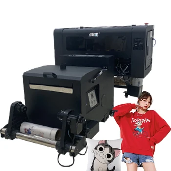 Populární A3 30cm Roll Roll DTF T-shirt Tiskárny 30cm Pet Film Double XP600 Impresora DTF tiskový Stroj