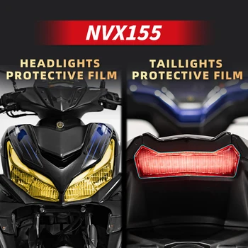Používá Pro YAMAHA AEROX155 Motocyklové Doplňky Světlometů A Taillilght Transparentní Ochranný Film Kole Lampa Ochrany Refit
