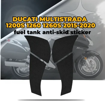 Pro DUCATI MULTISTRADA 1200S 1260 1260S 2015-2020 Anti Slip Topný Olej Tank Straně Koleno Grip Chránič Obtisk Pad Motocykl Nálepky