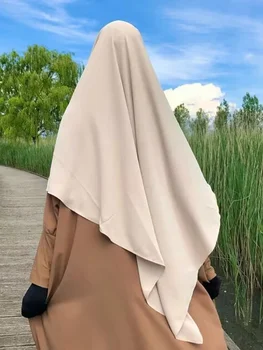 Ramadán Dlouho Khimar se Závojem Ženy Hidžáb bez Rukávů Topy Muslimské Modlitební Oblečení Abaya a Nikáb Šátek, Džilbáb Islámské Oblečení