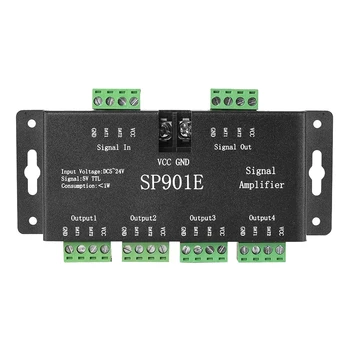 SP901E LED Pixel SPI Signál Zesilovač Opakovač Adresovatelný LED pásek A Dream Barva Programovatelné LED Matrice Panelu
