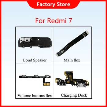 Telefon Díly Pro Xiaomi Redmi 7 Power On/Off Tlačítko Hlasitosti Pro Redmi 7 Hlavní flex Pro Redmi 7 Hlasitý Reproduktor Nabíjecí Port