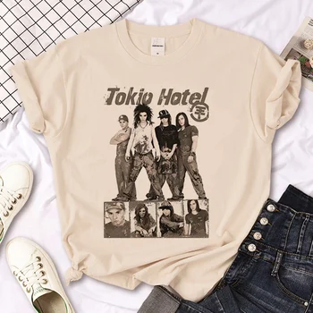 Tokio Hotel Tee ženy Y2K harajuku t-košile, ženské Japonské y2k streetwear oblečení