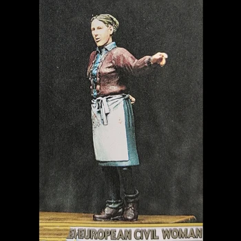 Unassambled 1/35 moderní žena voják Pryskyřice obrázek miniaturní model kit, bez Nátěru