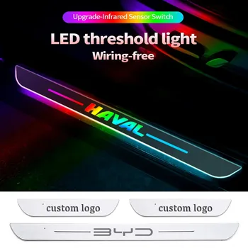USB Svítící Auto Logo LED Vítejte Pedál Práh Dveří Dráha Světlo Pro Infiniti Q30 Q50 FX35 G37 G35 Q70 QX70 QX50 Q60 QX60 QX80
