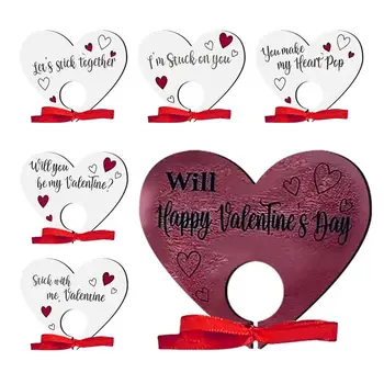 Valentine Candy Karty Pro Děti 6ks Srdce Tvar Valentine Dárky Pro Děti A Přátelé Valentine Dárky Pro školní Výměnu