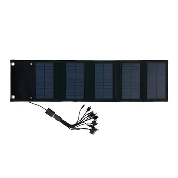 Venkovní Vodotěsná Skládací Solární Panel 15W USB Skládací Přenosné Pro Kempování