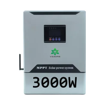 Vestavěný MPPT Regulátor Nabíjení pro solární 3000W Hybridní solární regulátor měnič 24V 48V čistý sinus vlna off grid systém