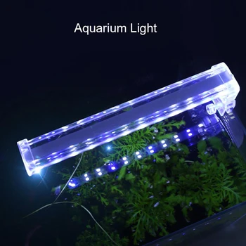 Vysoce Transparentní LED Akvarijní Světlo Rostlin, Růst Vodních Rostlin, Osvětlení, Úspory Energie Klip-Lampa pro akvária, Příslušenství