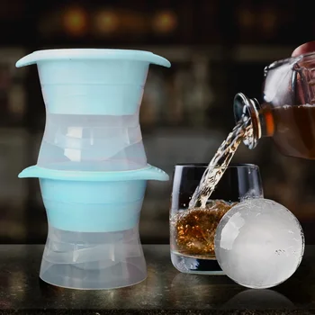 Whisky Kolo Cube Maker Silikon Sférické MouldMachine Rychlé Mrazáku Formy Zásobník Ice Cream REŽIMU ledu formy