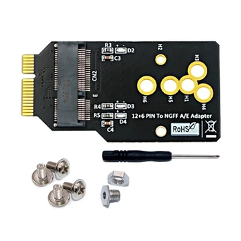 WIFI6 Modul 12+6 Pin Adaptér Deska pro Stolní Použití základní Desky s AX200/201/210 WIFI6 Modul M76A