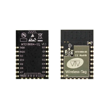 WT018684-S5 modul, vestavěný ESP8684 čip, nízká spotřeba WiFi Bluetooth modul