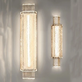 Zlaté Křišťálové Nástěnné Lampy LED podsvícení pro Noční Zrcadle Schodiště Obývací Pokoj Dekorace nástěnné světlo, svítidla