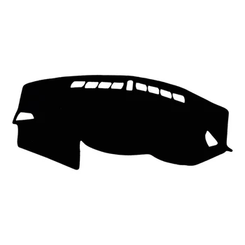 Černá Polyesterová Auto Přední Vnitřní Dashmat Palubní desky Kryt Pad Mat Koberce Vhodné pro Hyundai Tucson 2015 2016 2017 2018 LHD