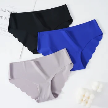 Ženy Bezešvé Kalhotky Ultra-tenké Pohodlí spodní Prádlo Blízcí Sexy spodní Prádlo Plus Velikosti Low-Vzestup Ženské Kalhotky Slipy